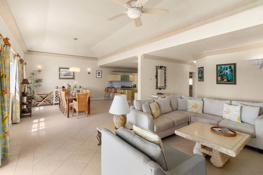 Mistle Cove Penthouse Living and Dining